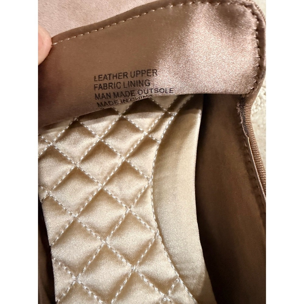 Birdies The New Starling Slipper Latte Suede Flats Minimalist Women's Size 9 - Picture 6 of 7